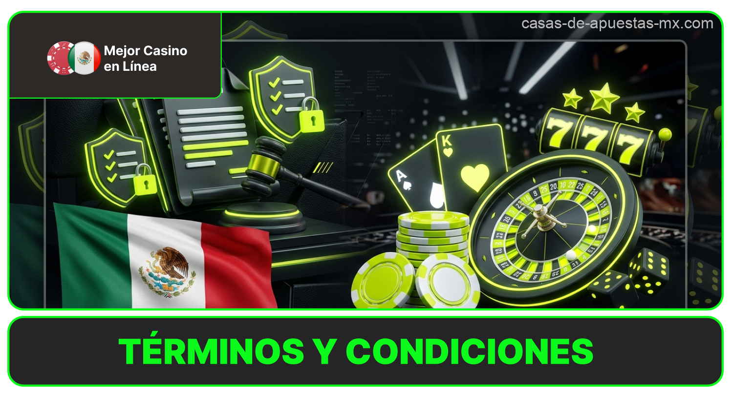 Normas y acuerdos del portal de casino