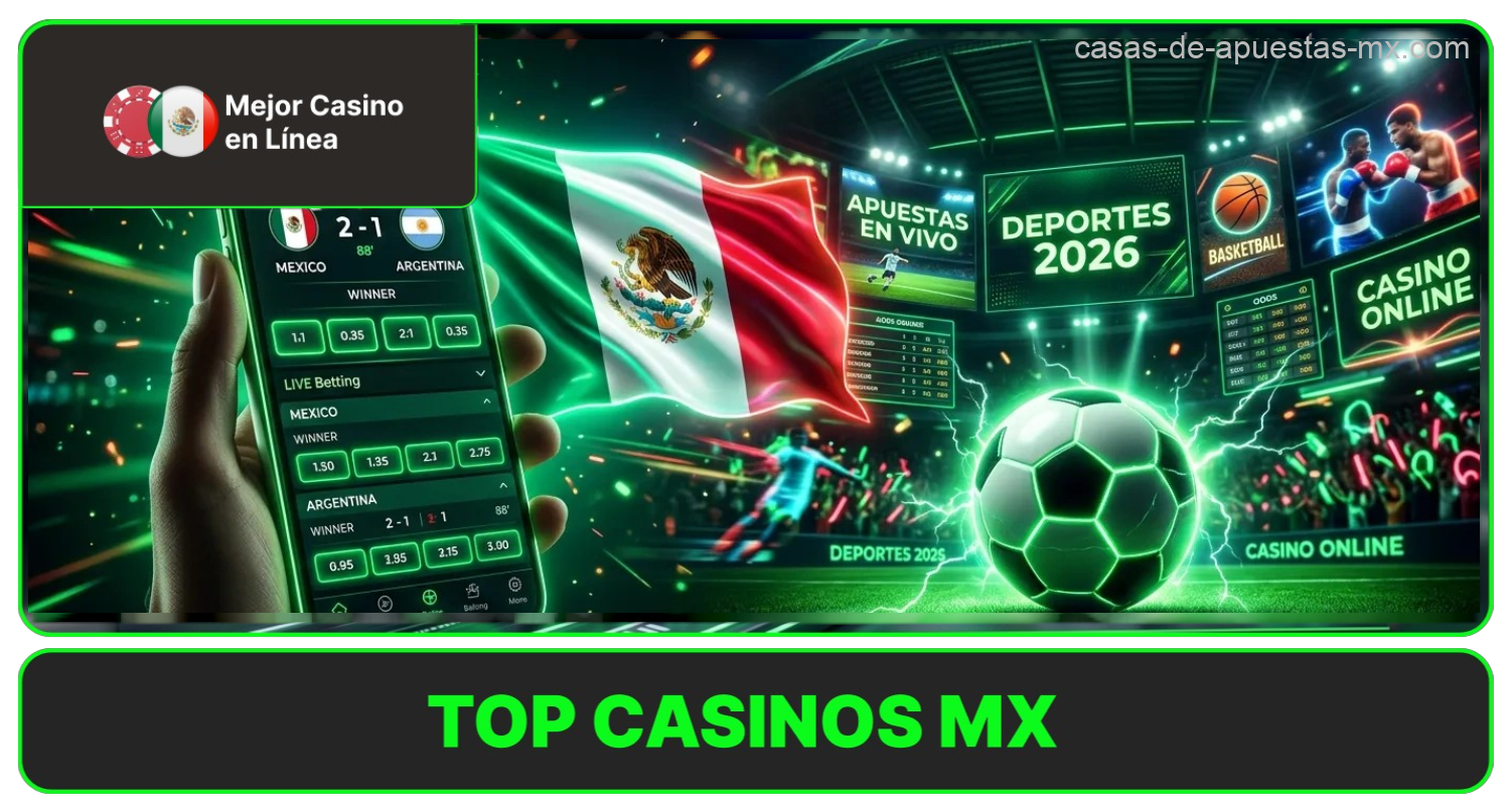 Casinos mexicanos con pagos rápidos
